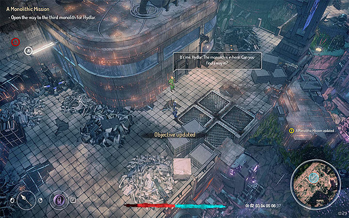 Drugi monolit znajduje się na terenie wykopalisk w strefie 7 i dobrze jest wcześniej zaopatrzyć się w strój robotnika pozwalający na swobodne podróżowanie po wykopaliskach - Zadania strefy 2 (Wiza 02) | Seven The Days Long Gone - Seven The Days Long Gone - poradnik do gry