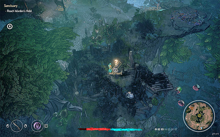Najbardziej oczywisty sposób rozpoczęcia questu to odnalezienie i zbadanie spalonego domu - Zadania strefy 3 (Wiza 03) | Seven The Days Long Gone - Seven The Days Long Gone - poradnik do gry
