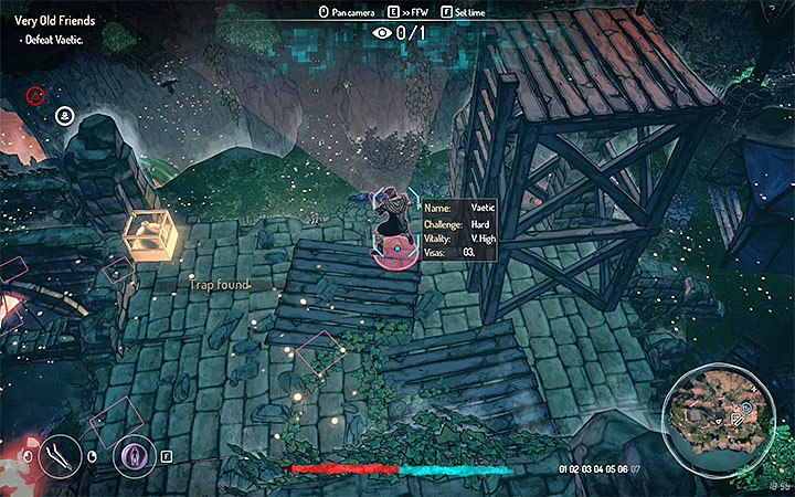 Vaetic ukrywa się na szczycie małych ruin (pokazuje go obrazek) - Zadania strefy 4 (Wiza 04) | Zadania poboczne | Seven The Days Long Gone - Seven The Days Long Gone - poradnik do gry