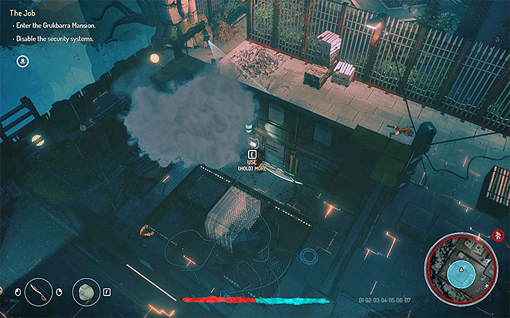 Druga część zadania rozgrywa się na terenie posiadłości Grukbarra - Duża fucha (The Job) | Zadania główne | Solucja Seven The Days Long Gone - Seven The Days Long Gone - poradnik do gry