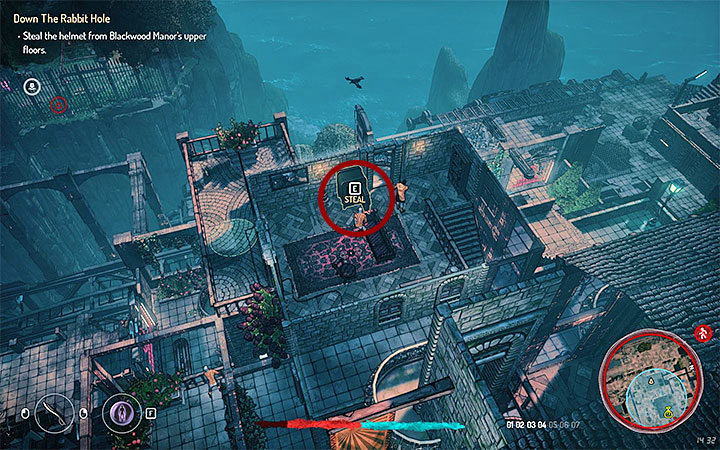 W celu odnalezienia przedmiotu dla Konsorcjum musisz dotrzeć na najwyższe piętro posiadłości - W głąb króliczej nory (Down the Rabbit Hole) | Zadania główne | Solucja - Seven The Days Long Gone - poradnik do gry