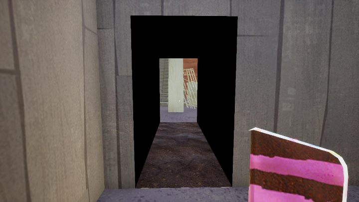 Następnie skorzystaj ze schodów i kieruj się na sam dół, aż trafisz na zablokowane przejście - Hello Neighbor: Hello Granny - solucja - Hello Neighbor - poradnik do gry