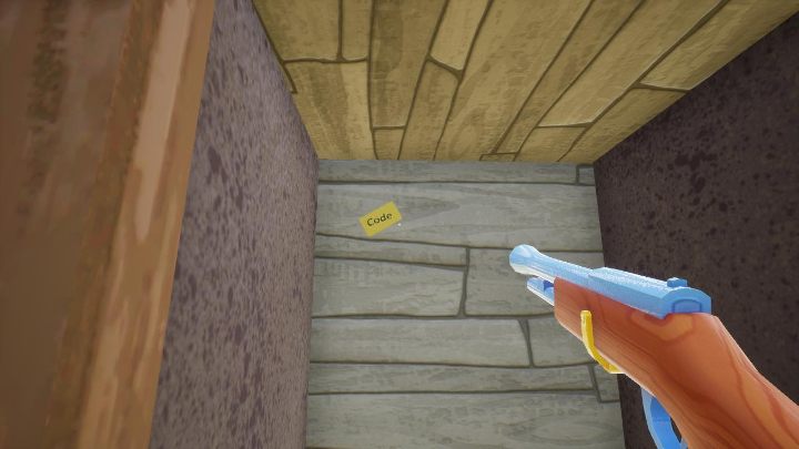 Udaj się do miejsca, w którym rozpocząłeś rozgrywkę, a następnie zejdź na parter, czyli tam gdzie znajduje się główne drzwi - Hello Neighbor: Hello Granny - solucja - Hello Neighbor - poradnik do gry