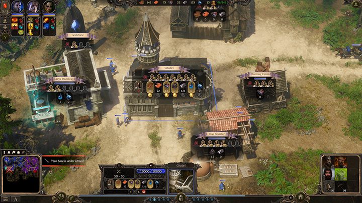 Najbardziej podstawowe zasoby - drewno i żywność, najlepiej składować w startowym sektorze. - Zarządzanie obozem w Spellforce 3 - SpellForce 3 - poradnik do gry