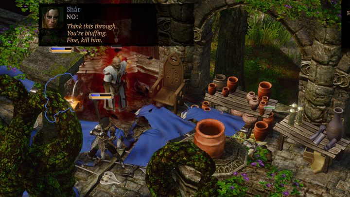 Jeśli chcesz by Duul przeżył musisz odpowiednio poprowadzić rozmowę z jego bratem. - Nieznana wyspa - Syn marnotrawny cz.2 | Kampania, solucja Spellforce 3 - SpellForce 3 - poradnik do gry