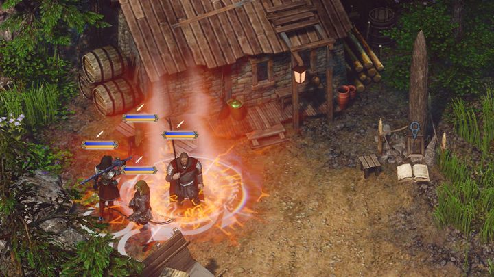 Pomnik dostarczy ci informacji o przeszłości elfa. - Stare Haalâyash & Stary Klasztor | Kampania, solucja Spellforce 3 - SpellForce 3 - poradnik do gry