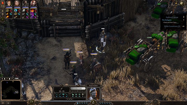 By uwolnić Clarę będziesz musiał sprowokować pilnujących ją strażników. - Farlornowa Nadzieja - Uchodźcy cz. 1 | Kampania, solucja Spellforce 3 - SpellForce 3 - poradnik do gry