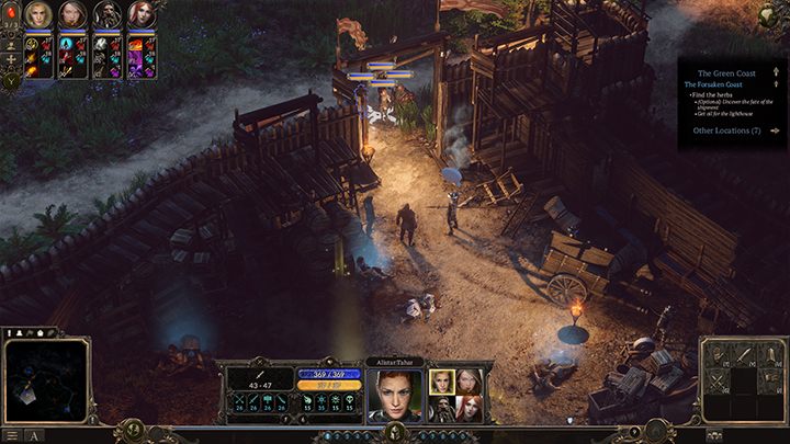 Z bandytami w wiosce na południu nie trzeba prowadzić walki. - Zielone wybrzeże | Kampania, solucja Spellforce 3 - SpellForce 3 - poradnik do gry