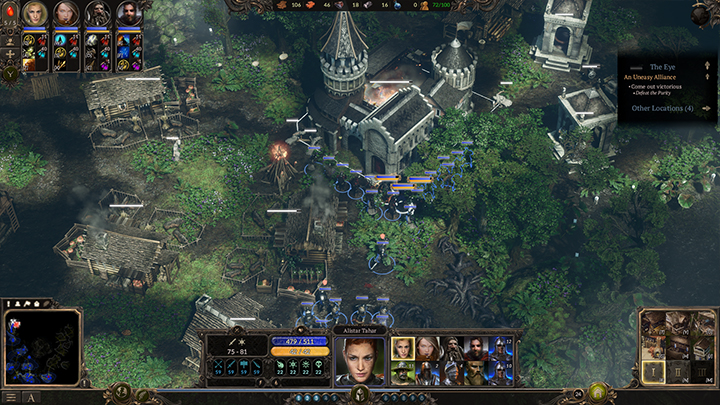 Obóz wroga można tu bardzo łatwo szybko zająć. - Oko - Żmudny sojusz | Kampania, solucja Spellforce 3 - SpellForce 3 - poradnik do gry