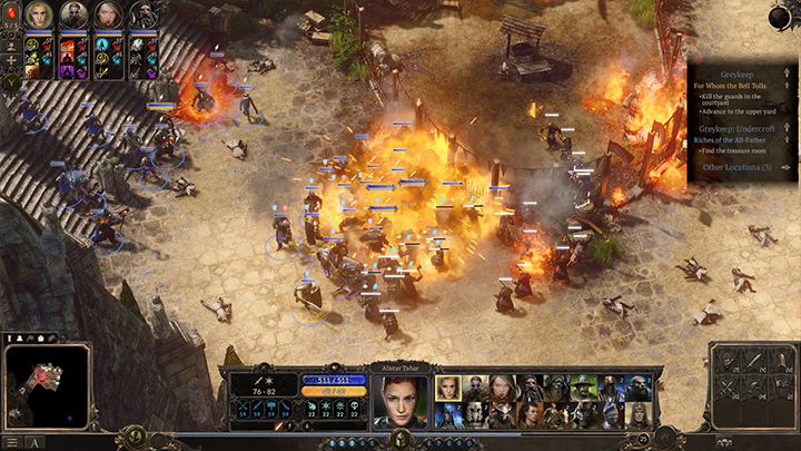 Z uwagi na ograniczone siły staraj się oszczędzać swoich żołnierzy. - Szara Twierdza - Komu bije dzwon | Kampania, solucja Spellforce 3 - SpellForce 3 - poradnik do gry