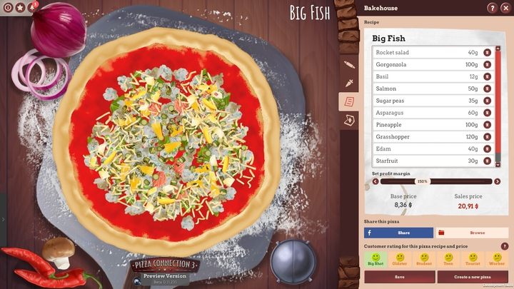 Pizza ta mimo dużej ilości składników, początkowo kosztuje stosunkowo niewiele - Jakie są najlepsze przepisy na pizzę? | Pizza Connection 3 - Pizza Connection 3 - poradnik do gry