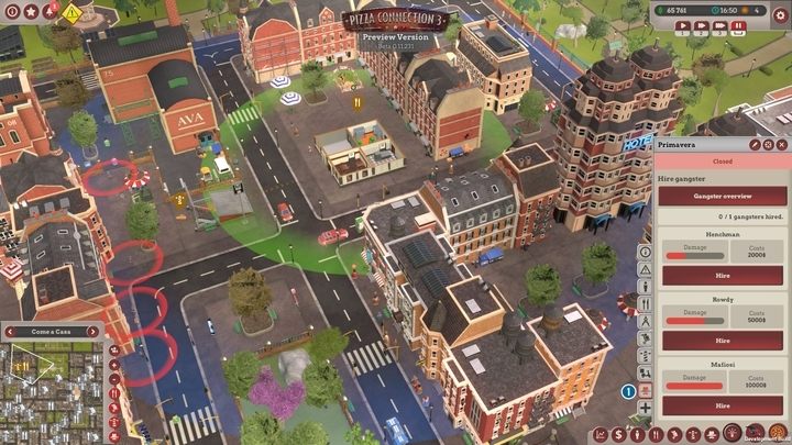 Mamy dostęp do trzech poziomów gangstera - Gangsterzy | Poradnik na start | Pizza Connection 3 - Pizza Connection 3 - poradnik do gry