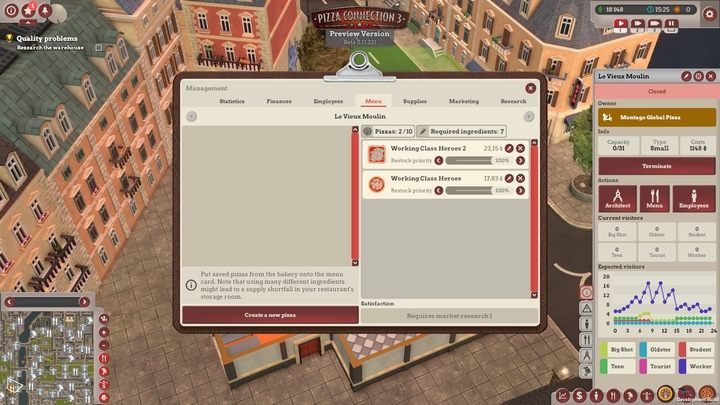 Dla naszej restauracji musimy stworzyć nowe menu - Miasto miłości | Opis przejścia Pizza Connection 3 - Pizza Connection 3 - poradnik do gry