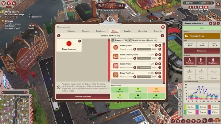 Dodajmy pizzę do menu - Kaszanka zamiast pizzy! | Opis przejścia Pizza Connection 3 - Pizza Connection 3 - poradnik do gry