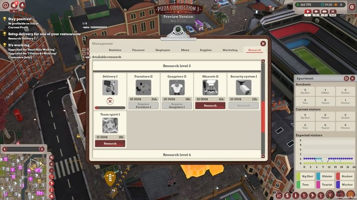 Badania dotyczące dowozu - Kaszanka zamiast pizzy! | Opis przejścia Pizza Connection 3 - Pizza Connection 3 - poradnik do gry