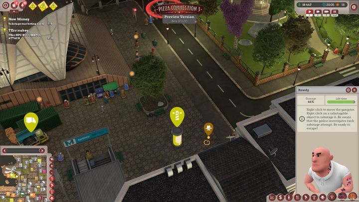 Niszczymy reklamy konkurencji - Nowe tropy | Opis przejścia Pizza Connection 3 - Pizza Connection 3 - poradnik do gry