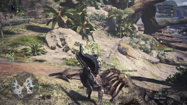 Gdy zbadasz dostateczną ilość śladów, dotrzesz do potwora. - Tropienie potworów w Monster Hunter World - Monster Hunter World - poradnik do gry