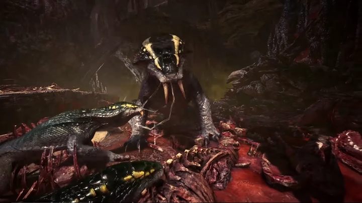 Charakterystyka: Padlinożerca z Pogórza Koralowego - Wielki Girros - taktyka, odporność, słabe strony | Monster Hunter World - Monster Hunter World - poradnik do gry