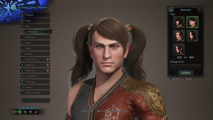 Od ciebie zależy, jak będzie wyglądać twoja postać. - Tworzenie postaci w Monster Hunter World - Monster Hunter World - poradnik do gry