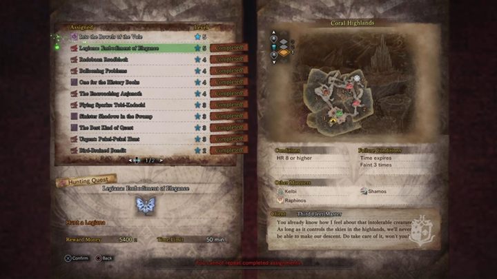 Jeśli chodzi o rozpoczęcie zadań, najlepiej robić to przy tablicach ze zleceniami - wystarczy wybrać misję, która aktualnie cię interesuje i zdecydować, czy chcesz zapolować solo, czy innymi graczami - Misje w Monster Hunter World - Typy misji - Monster Hunter World - poradnik do gry