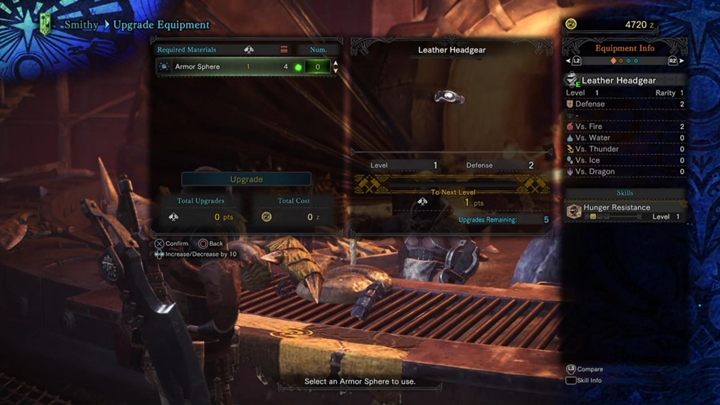 Wydając Armor Sphere możesz ulepszyć swoją zbroję. - Crafting i ulepszanie ekwipunku w Monster Hunter World - Monster Hunter World - poradnik do gry