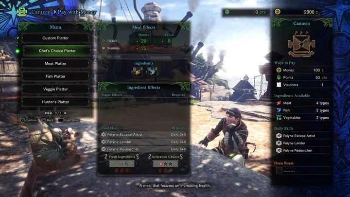 Posiłek przed walką może znacząco zwiększyć twoje szansę na zwycięstwo. - Nie mogę pokonać danego wroga, co zrobić? | Monster Hunter World - Monster Hunter World - poradnik do gry