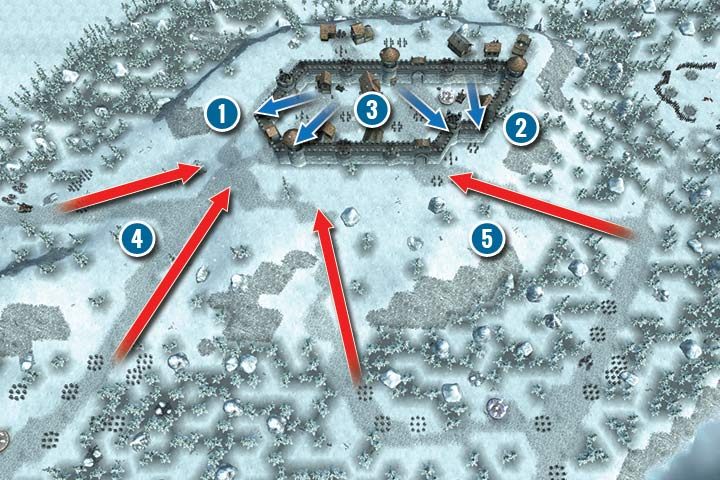 Będziesz bronił zamku, który zdobyłeś w poprzedniej misji - Misja 15 - Persistence | Kampania Elfów w Hex Commander - Hex Commander - poradnik do gry