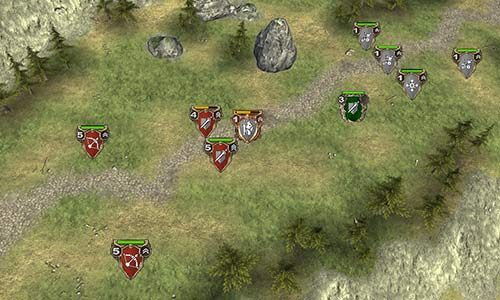 Balisty czekają aż wróg podejdzie bliżej. Bohater i Szkielety służą za wabik i linia obrony przed jednostkami wroga. - Misja 22 - Wrota Alvina | Kampania w Hex Commander - Hex Commander - poradnik do gry