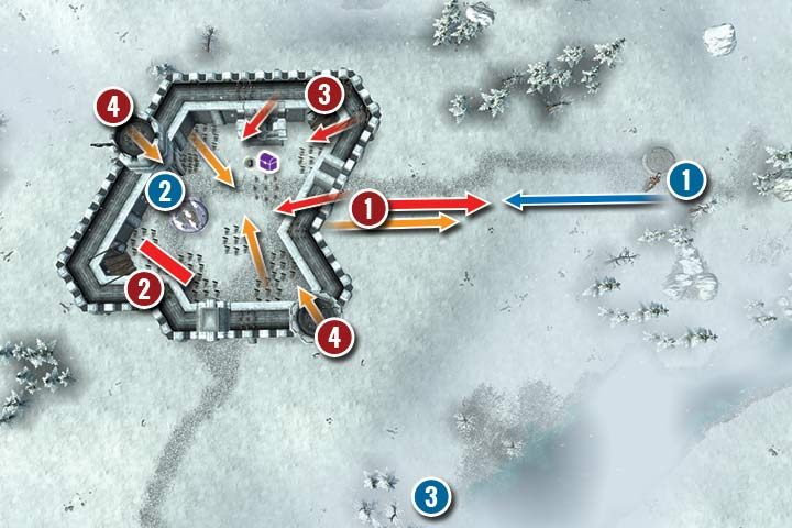 Rozpoczynasz misję przez uszkodzonym teleporcie (1) - Misja 25 - Bazar Dun | Kampania w Hex Commander - Hex Commander - poradnik do gry