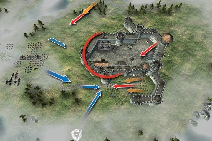 Rozpoczynasz nieopodal zamku, na zachodniej stronie - Misja 9 - Twierdza Hayton | Kampania w Hex Commander - Hex Commander - poradnik do gry