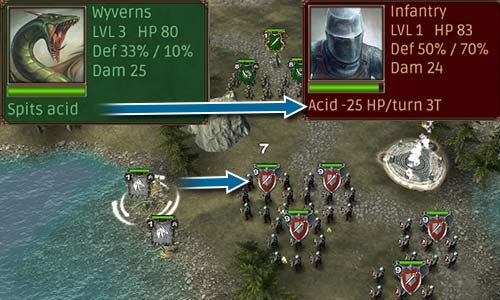 Kolejna wyjątkowa jednostka w armii orków i goblinów - Wywerny, jednostki Zielonoskórych w Hex Commander - Hex Commander - poradnik do gry