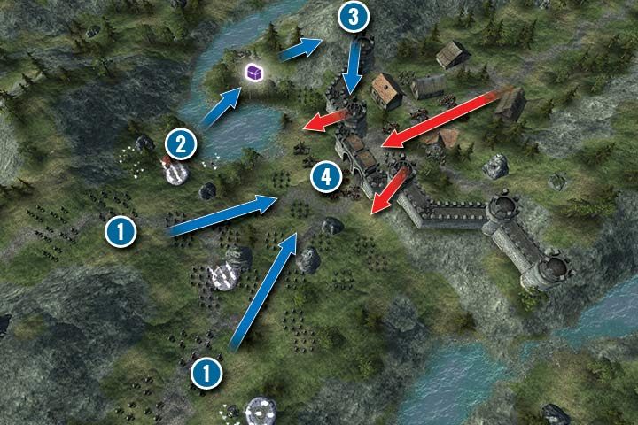 Kolejne zadanie musisz wykonać wraz z sojuszniczą armią Rogdula - Misja 22 - Wspólny wróg | Kampania Zielonoskórych (Orków) w Hex Commander - Hex Commander - poradnik do gry