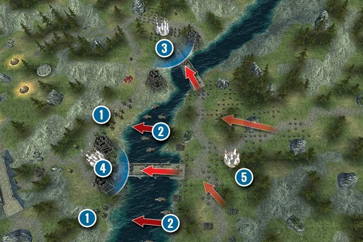 W tym scenariuszy zmierzysz się z silnym oddziałem armii krasnoludów - Misja 16 - Winowajcy | Kampania Zielonoskórych (Orków) w Hex Commander - Hex Commander - poradnik do gry