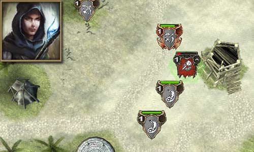 Największą siłą magów jest możliwość osłabienia wrogów. Po ataku, wróg jest osłabiony i zadaje mniej obrażeń. - Mag Elfów | Opis jednostek Elfów w Hex Commander - Hex Commander - poradnik do gry