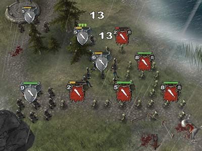 Oddziały milicji poniosą duże straty. Lepiej było pozostać w lesie lub się wycofać. - Czego nie robić w Hex Commander? - Hex Commander - poradnik do gry