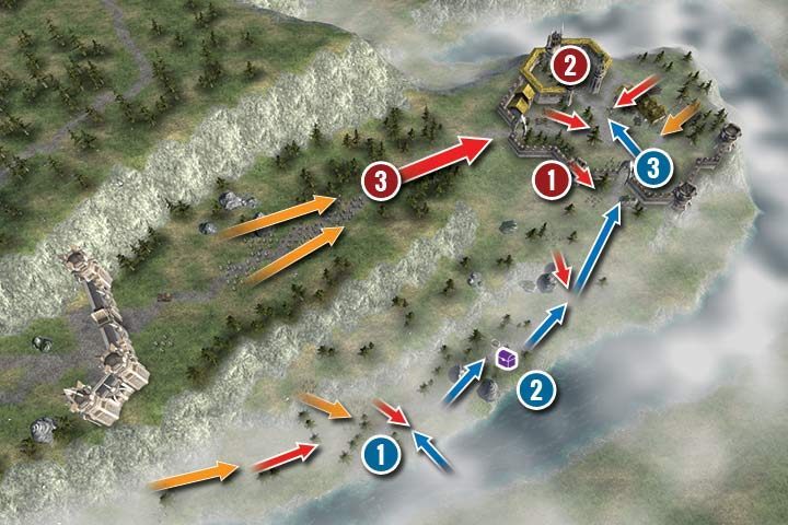 W tej misji dowodzisz jedynie Percivalem - Misja 21 - Elfia Granica | Kampania w Hex Commander - Hex Commander - poradnik do gry