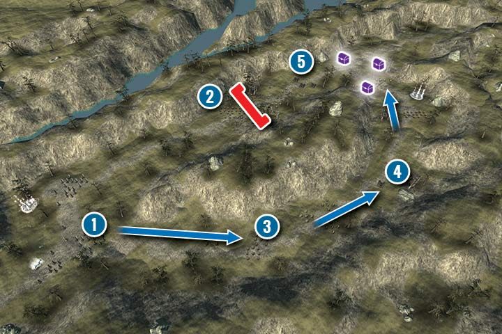 Na pierwszy rzut oka, jest to bardzo trudna misja - Misja 22 - Linia obrony | Kampania Elfów w Hex Commander - Hex Commander - poradnik do gry