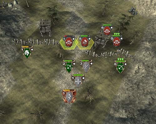 Oddział Sylviusa (2) jest na południe od obozu - Misja 23 - W chowanego | Kampania Elfów w Hex Commander - Hex Commander - poradnik do gry