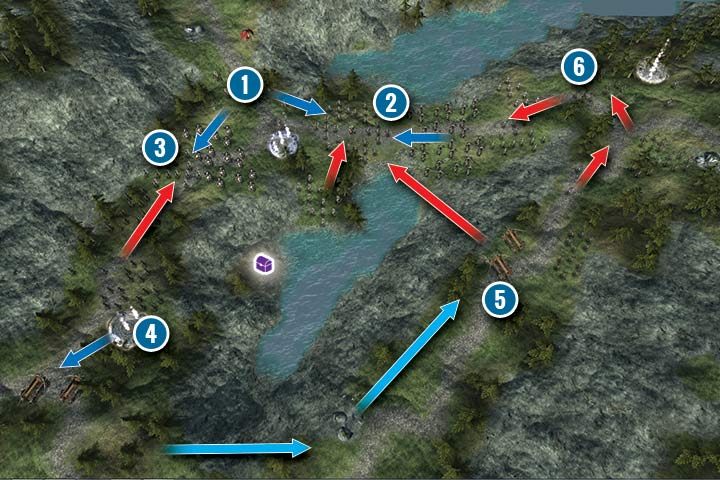 Nie jest to łatwa misja na pierwszy rzut oka - Misja 9 - Spotkanie z orkami | Kampania Zielonoskórych (Orków) w Hex Commander - Hex Commander - poradnik do gry