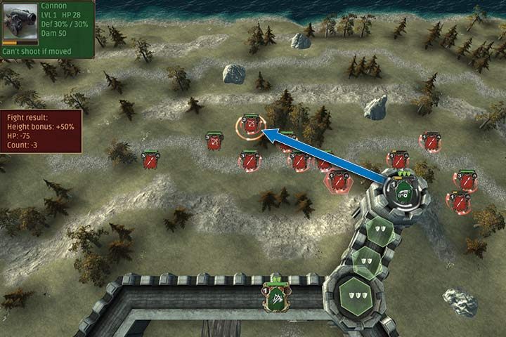 Zawsze staraj się atakować najsilniejsze oddziały wroga np. łuczników. Pikinierzy nie będą w stanie zagrozić twoim jednostkom na murach przez długi czas. - Misja 5 - Żelazna Twierdza | Kampania Krasnoludów w Hex Commander - Hex Commander - poradnik do gry