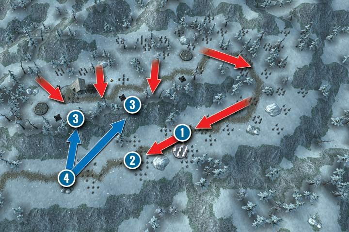 Karric został zaskoczony prze siły elfów, z którymi musisz się teraz zmierzyć - Misja 9 - Podstarzały wynalazca | Kampania Krasnoludów w Hex Commander - Hex Commander - poradnik do gry
