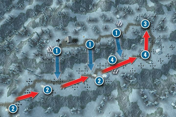Na chatę Karrica zmierzają nowe oddziały elfów - Misja 10 - Stawka większa niż odkrycie | Kampania Krasnoludów w Hex Commander - Hex Commander - poradnik do gry