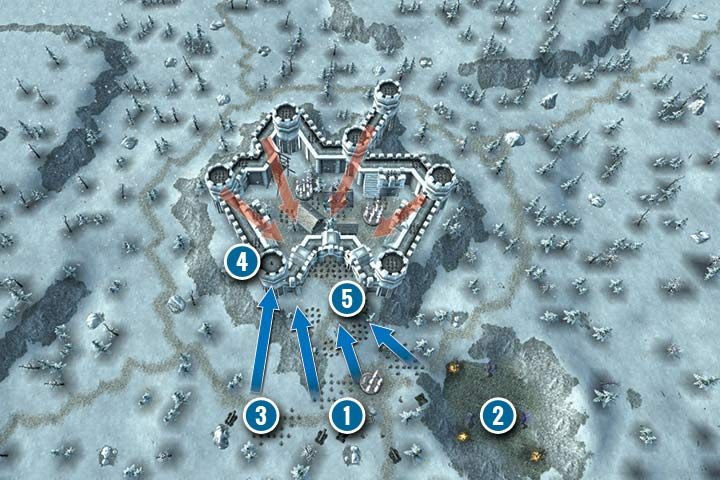 W tym zadaniu musisz zdobyć twierdzę, którą niedawno musiałeś obronić - Misja 15 - Oblężenie Thaldarom | Kampania Krasnoludów w Hex Commander - Hex Commander - poradnik do gry