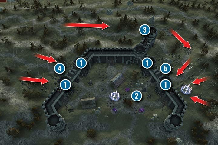 Na twierdzę krasnoludów znów przypuszczają atak orkowe i gobliny - Misja 20 - Powrót do Żelaznej Twierdzy | Kampania Krasnoludów w Hex Commander - Hex Commander - poradnik do gry