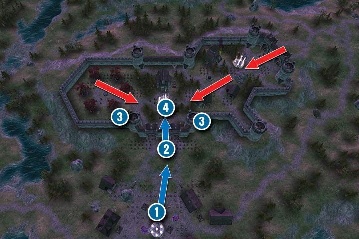 Przed twoimi wojskami, długie i żmudne oblężenie Avodany - Misja 22 - Ruiny Avodany | Kampania Krasnoludów w Hex Commander - Hex Commander - poradnik do gry