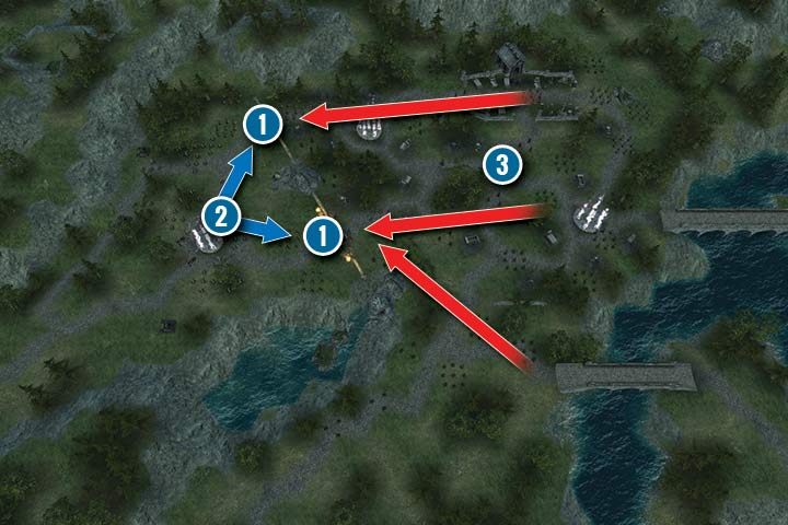 W tej misji musisz pozbyć się wszystkich wrogów - Misja 23 - Cmentarz w Avodany | Kampania Krasnoludów w Hex Commander - Hex Commander - poradnik do gry