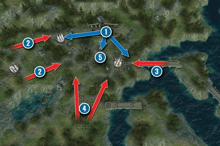 Tym razem musisz obronić cmentarz, który dopiero co zdobyłeś - Misja 24 - Król Magów | Kampania Krasnoludów w Hex Commander - Hex Commander - poradnik do gry