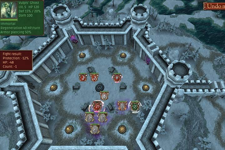 Po zniszczeniu ostatniej pochodni, musisz stawić czoła czempionom przeciwnika. Dopiero wtedy, możesz zaatakować go bezpośrednio... - Misja 30 - Grobowiec Bohaterów | Kampania Krasnoludów w Hex Commander - Hex Commander - poradnik do gry