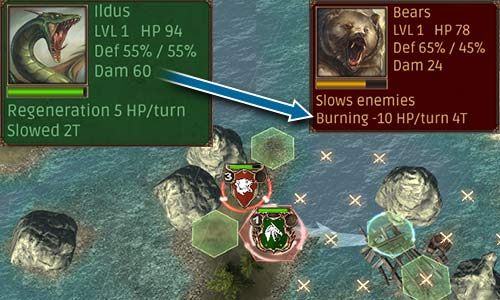 Smok Ildus to twój pierwszy bohater, którym zaczniesz kampanię zielonoskórych - Smok Ildus, bohater Zielonoskórych w Hex Commander - Hex Commander - poradnik do gry