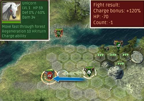 Największą trudność będziesz miał z Działami, które będą pojedynczo zdejmować twoje Skorpiony (mają większy zasięg) - Misja 3 - Zasadzka nad potokiem | Kampania Elfów w Hex Commander - Hex Commander - poradnik do gry